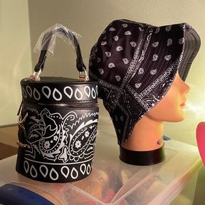 Bandana Bucket Hat & Purse Set